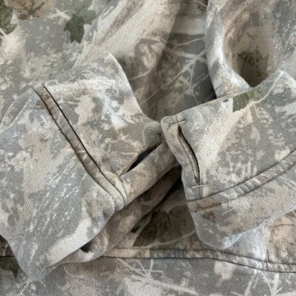 Abercrombie & Fitch Boys Light Wash Camo Hoodie Pullover Size 17-18 - Picture 5 of 8